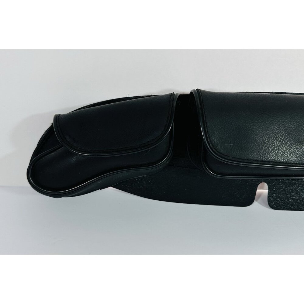 Windshield Saddle 3 Pouch Three Pocket Fairing Bag For Harley Touring 1996-2013 - Picture 4 of 12